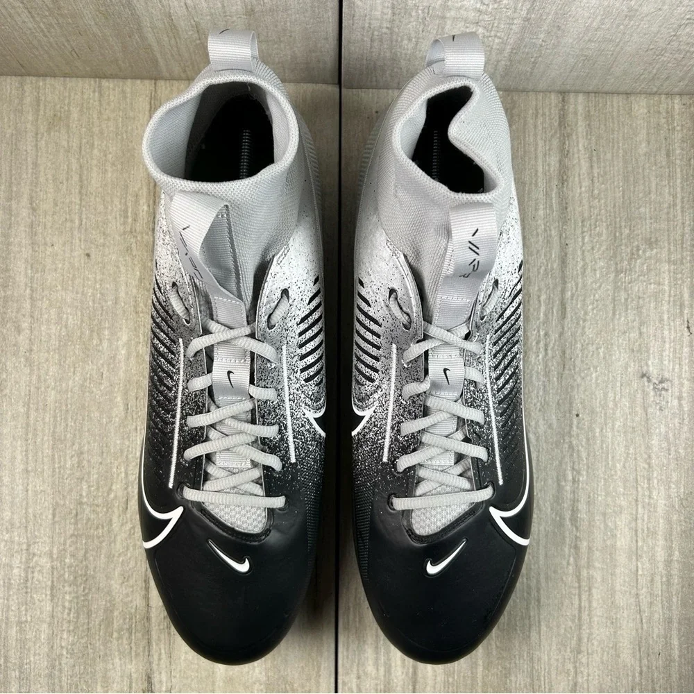 NEW Nike Vapor Edge 360 2 Silver Black Football Cleats hf3454-003 Mens Size 15